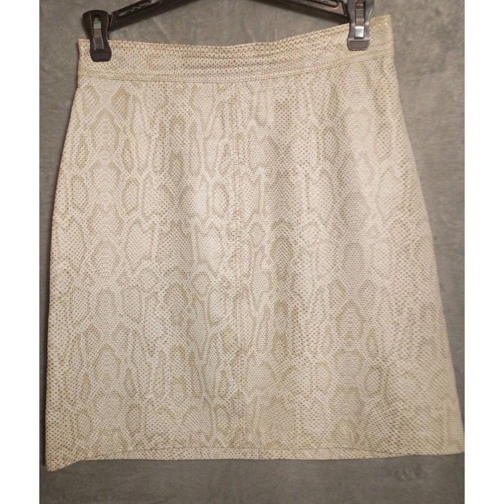 Vtg Dated 1973 "Vera Pelle" Genuine Snakeskin‎ Exotic Mini Skirt Sm Numbered 883